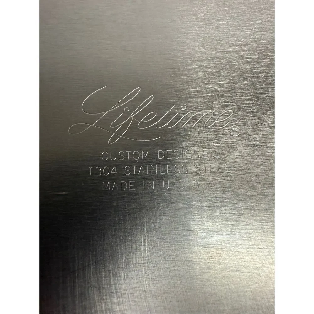 Lifetime Stainless Steel Oval Baking Dish 18” X 12”